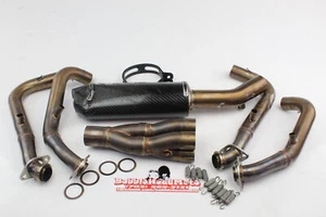13-18 KAWASAKI NINJA ZX6R M4 FULL EXHAUST SYSTEM HEADERS PIPE - Bild 1 von 24