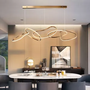 Large Chandelier Lighting Kitchen LED Pendant Light Hotel Lamp Bar Ceiling Light - Picture 1 of 9