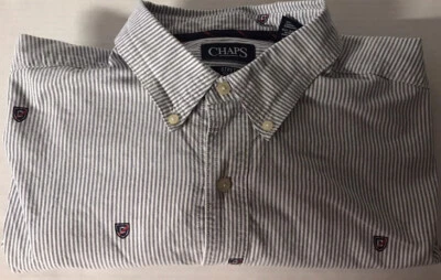 Chaps Stretch Oxford LS Button Down XLT - Image 1 of 4