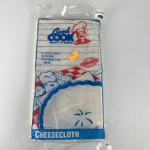 Deadstock VTG New Good Cook Cheese Cloth 100% Cotton 2 Sq Yards USA NOS - Picture 1 of 5