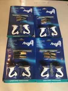 NEW WESTINGHOUSE 70770 PK 2 WHITE TWIN SWAG PLANTER HOOK KITS 4 Packs #2356 - Picture 1 of 3