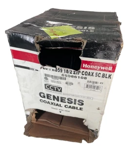 (76 Fuß) Genesis 65086108 Koaxialkabel 20/1 RG59 18/2 REISSVERSCHLUSS KOAX 5C schwarz - Bild 1 von 8