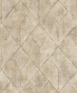 Non-woven wallpaper Nomad Grandeco Beige Gray Glitter Tiles A47506 (4,45£/1qm) - Picture 1 of 1
