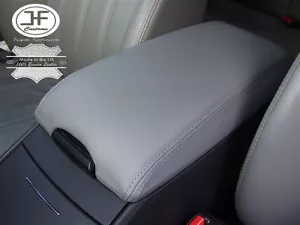 GREY REAL LEATHER ARMREST COVER FITS CHRYSLER 300C 2005-2007 - Picture 1 of 3