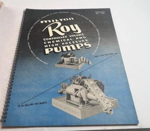 Milton Roy Controlled Volume Chemical High Pressure Pumps 1946 - Imagen 1 de 6