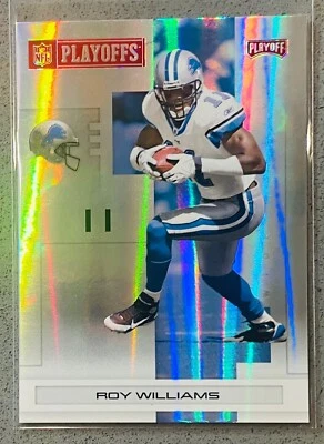 2007 Donruss Playoff Football NFL #33 Roy Williams /125 Red Holofoil Prizm Lions - Image 1 of 2