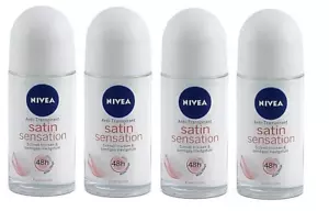 Nivea Roll On Sensation Satinée 50 ml (PACK OF 4) - Picture 1 of 1