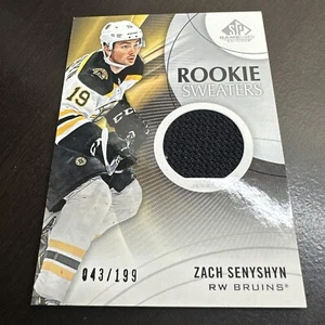 2019-20 Upper Deck SP Game Used Rookie Sweaters /199 Zach Senyshyn #RS-ZS RC - Picture 1 of 6
