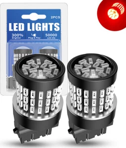 3157 Bombillas LED rojas de freno traseras para Ford F-250 F-350 Super Duty 1999-2021 - Imagen 1 de 11