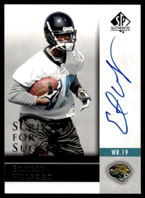 2004 SP Authentic Scripts for Success Auto Ernest Wilford Auto Jacksonville - Image 1 of 2