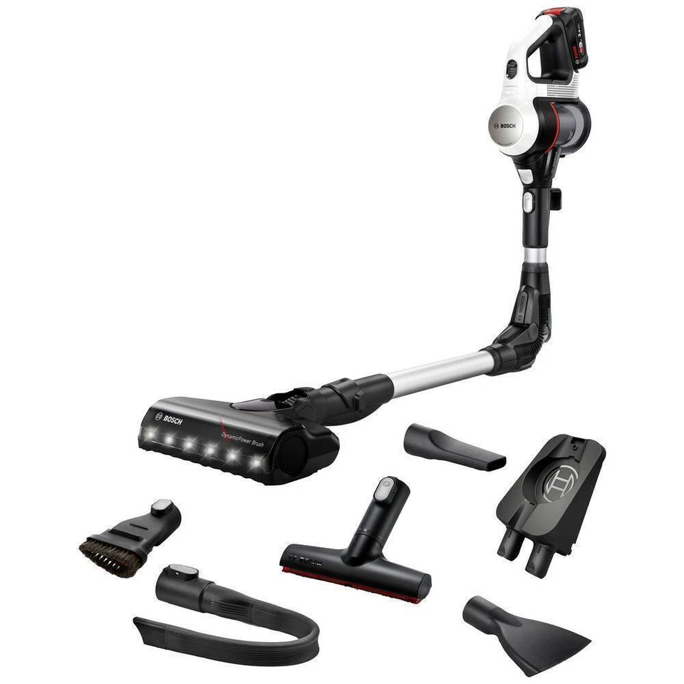 Bosch Unlimited Serie 7 BSS711W Akku-Stielsauger mit Stiel - Weiß/​Schwarz