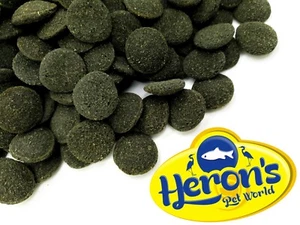 HERONS Oak & Algae Wafers PLECO SUCKERMOUTH CATFISH Premium Tropical Fish Food - Picture 1 of 2