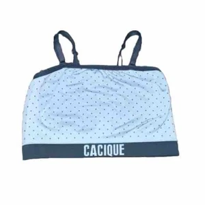Girls cacique blue & blue polka dot reversible bra size large 12/14 - Picture 1 of 6