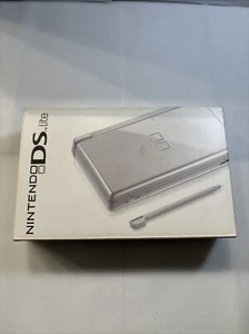 Silver Nintendo DS Lite Console System Complete CIB Tested Loose Hinge Read Desc - Picture 1 of 13