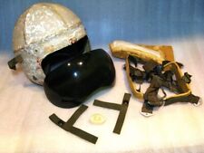 CANADIAN  H-4-1  PILOT FLIGHT HELMET PROJECT with VISOR and NOS LINER and PARTS
