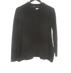 Proenza Schouler XS Oversized Trapeze Sweater Ribbed Black MSRP $890 - Picture 1 of 11