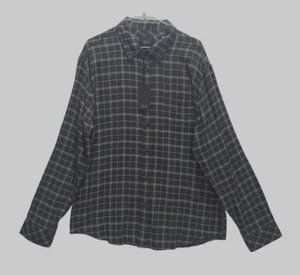 Rails Shirt Men's XXL 2XL Flannel Brushed Lennox Button Up GRAY Plaid NEW - Picture 1 of 6
