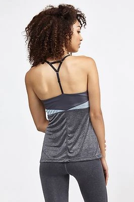 Camiseta sin mangas Splits59 EE. UU. con sujetador interior tazas extraíbles 10/12 Reino Unido £60 gris/cristal Foto 1 de 4