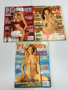 PLAYBOY MAGAZINES LOT OF 3 May 2008, July 2008, and December 2008, EXC. - Picture 1 of 1