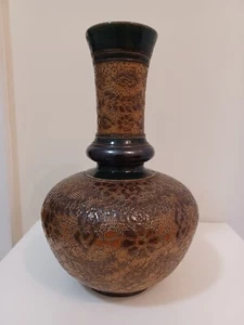 Royal Doulton & Slater Patent Embroidered Decorative Vase - Picture 1 of 23