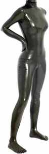 Mujeres Body Completo de Látex 3D Pecho Goma Gato Traje con Calcetines de Cinco Punteras Hecho a Mano - Imagen 1 de 6