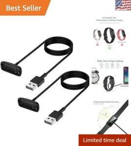 Charger Cable Replacement for Fitbit Inspire 3 (2 Pack/3.3Ft) - Picture 1 of 9