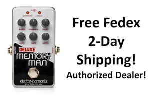 New Electro-Harmonix EHX Nano Deluxe Memory Man Delay Guitar Effects Pedal - Picture 1 of 5