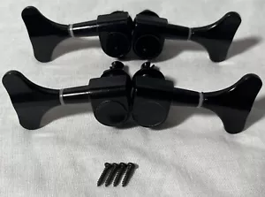 Bass Guitar Tuners Tuning Pegs Keys Closed Gear Machine Heads 2L2R*NEW OPEN BOX* - Picture 1 of 4