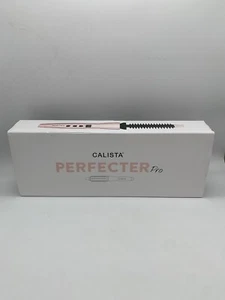 Calista Perfecter Pro Grip Heated Round Brush BRU1114D Hair Curler Pink - Picture 1 of 9