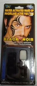 Water Activated Makeup Black Halloween Costume Base Cake Greaseless Face Paint - Picture 1 of 1