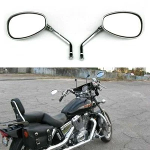 Espejos retrovisores laterales cromados para motocicleta Honda Shadow Spirit 750 1100 VTX1300 VTX1800 - Imagen 1 de 11