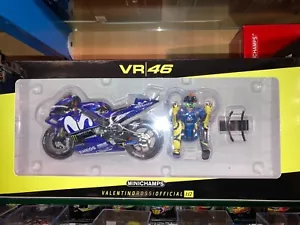 1:12 MINICHAMPS YAMAHA VALENTINO ROSSI 2018 POLE POSITION MUGELLO L. ED 1002 PCS - Picture 1 of 6