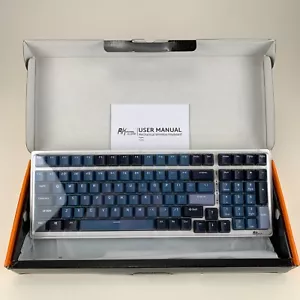 RK ROYAL KLUDGE RK98 RGB Blue Keyboard Wireless Triple Mode Tactile Brown Switch - Bild 1 von 6
