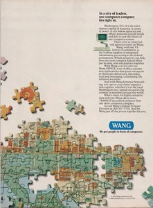 WANG Federal Systems Div VS Computer TEMPEST Pubblicità Stampa Vintage 1985 - Foto 1 di 5