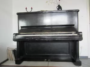Klavier schwarz Bechstein Ende 1900 - Bild 1 von 2