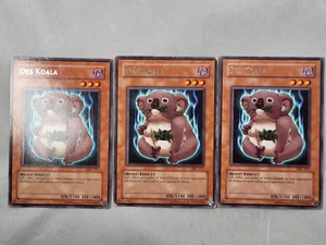Yu-Gi-Oh! 3 Stück Des Koala MFC-077 YuGiOh Magician's Force Karte Sammlung LOT - Bild 1 von 2