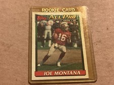 JOE MONTANA 1991 TOPPS "ALL-PRO" FOOTBALL CARD-#73-49rs-NFL HOFer - Near Mint