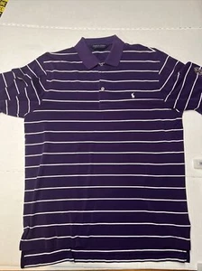 Vintage Polo Ralph Lauren Golf Polo Shirt 100% Pima Cotton Short Sleeve Purple - Picture 1 of 15