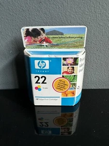NEW Genuine OEM HP 22 Tri-Color Ink Cartridge C9352AN Exp Aug 2007 SEALED - Picture 1 of 3