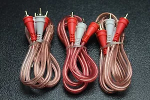 3 STCK. 3 FUSS RCA KABEL AUDIOPIPE 2 KANAL AUTO ZUHAUSE AUDIO INTERCONNECT BMS-3 - Bild 1 von 2