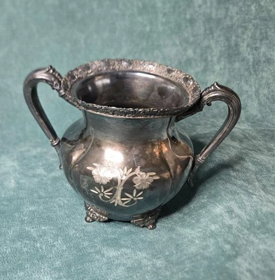 Antique Middletown Silver Plate Open Sugar - Image 1 of 4