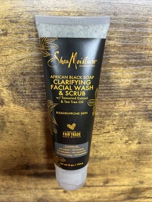 SheaMoisture African Black Soap Problem Skin Facial Wash & Scrub - Image 1 of 2