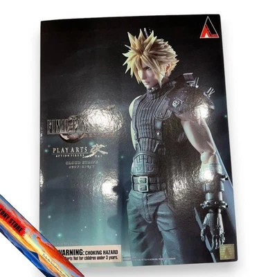 Final Fantasy VII Rebirth Play Arts Kai Cloud Strife Action Figure SQUARE ENIX - Immagine 1 di 4