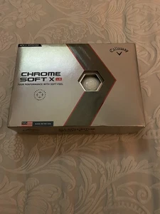 1 x Dutzend Callaway Chrome Soft X LS White Golfbälle - Bild 1 von 18