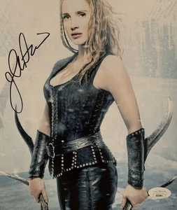 Jessica Chastain signiert The Huntsman 8 x 10 Farbfoto JSA zertifiziert - Bild 1 von 2