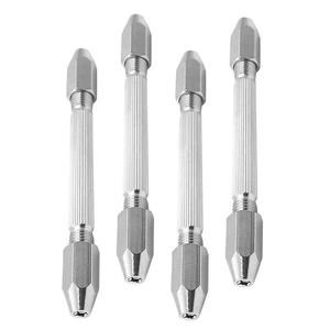  4 Stck. Doppelkopf Bohrer Klemme Hand für Schmuck Armband Bastelwerkzeuge - Bild 1 von 12