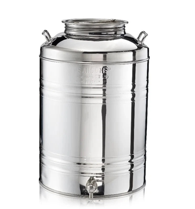 Fusto contenitore aggraffato Sansone LT 50 p/rubinetto - Immagine 1 di 1