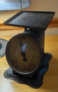 Antique PRUDENTIAL FAMILY SCALE Farmhouse Primitive Country Kitchen 24 lb 1912 - Picture 1 of 11