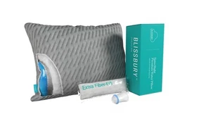 Adjustable Water Pillow - Waterbase and fiberfill Stuffing Adjust to Help Sid... - Picture 1 of 9