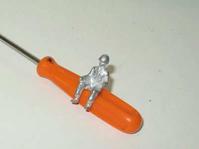 Solido Dinky CIJ, 1 Soldier Raw Metal To Paint, Military Driver Sitting - Image 1 of 4